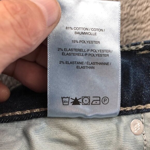 Silver Jeans Women's Suki Capri Jeans Size 26 Blue Denim Cropped Casual Y2K - Picture 11 of 14